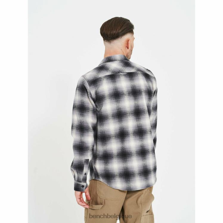vêtements Bench chemise en flanelle cheviot contre-vérification Hommes 042X231