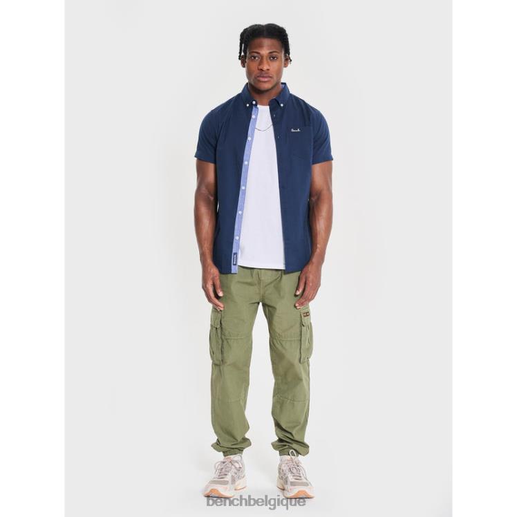 vêtements Bench chemise à manches courtes bowdon marine Hommes 042X227