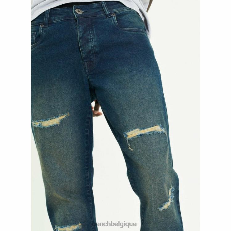 vêtements Bench aw-002 jean slim bleu délavé Hommes 042X289