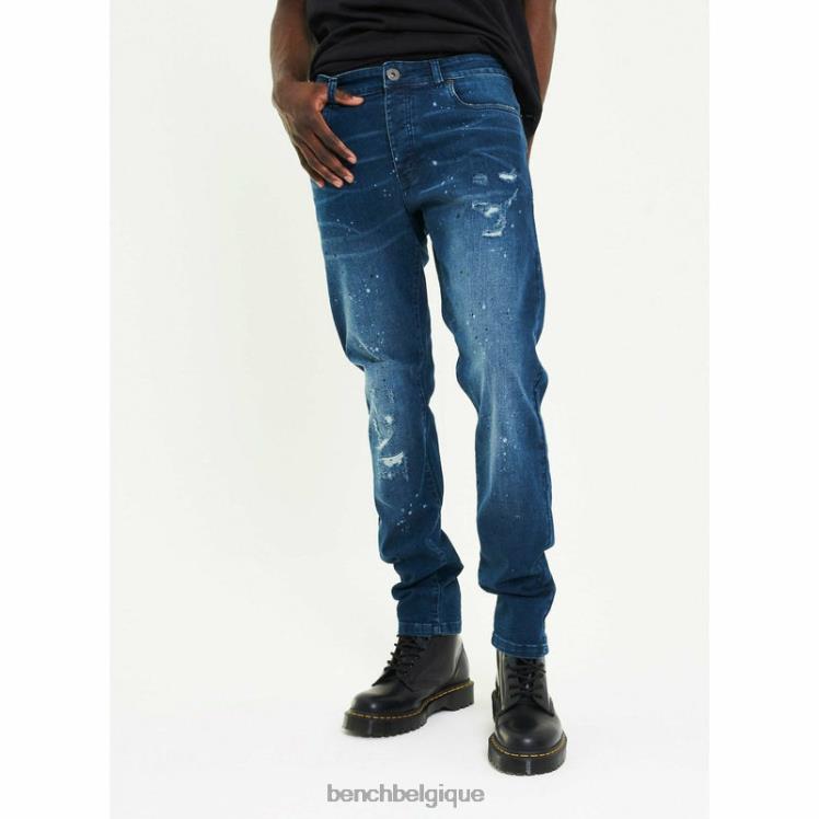 vêtements Bench aw-003 jean slim bleu moyen Hommes 042X287