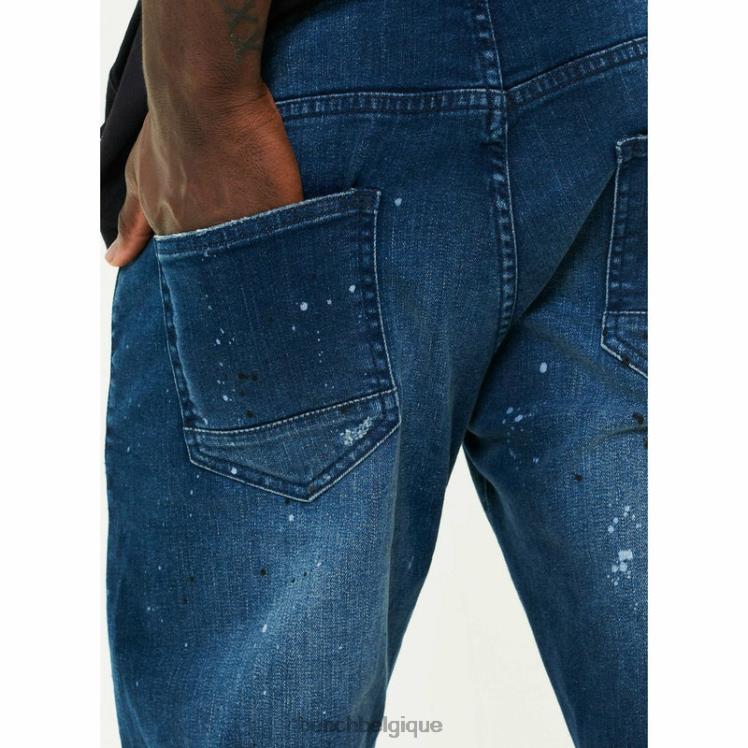vêtements Bench aw-003 jean slim bleu moyen Hommes 042X287