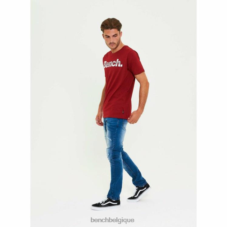 vêtements Bench jean slim aw-001 bleu brillant Hommes 042X288