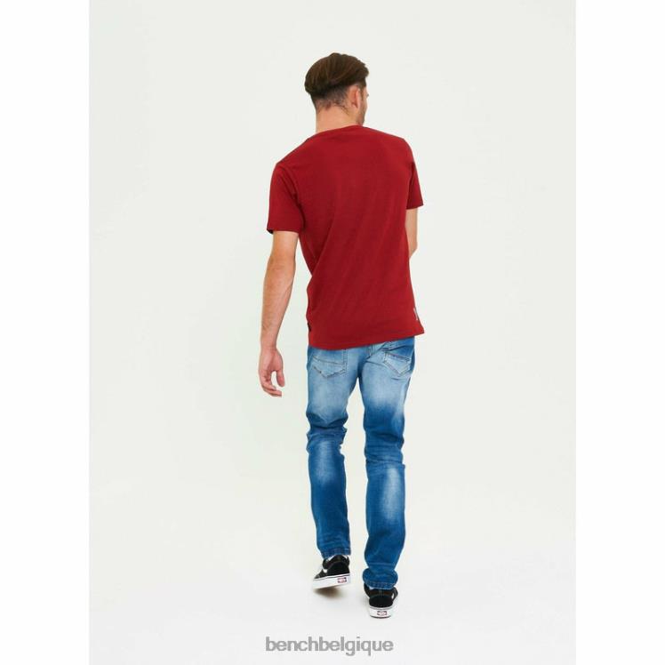 vêtements Bench jean slim aw-001 bleu brillant Hommes 042X288