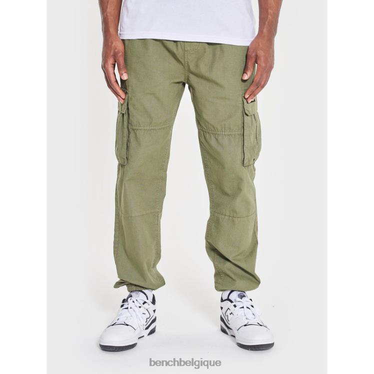 vêtements Bench pantalon cargo devvie kaki Hommes 042X253