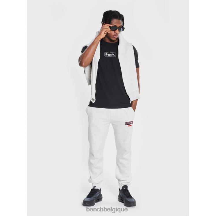 vêtements Bench pantalon de jogging janson écru chiné Hommes 042X258