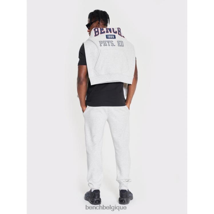 vêtements Bench pantalon de jogging janson écru chiné Hommes 042X258