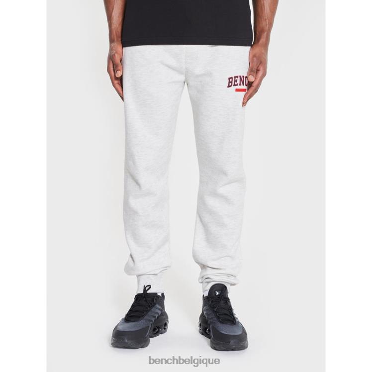 vêtements Bench pantalon de jogging janson écru chiné Hommes 042X258
