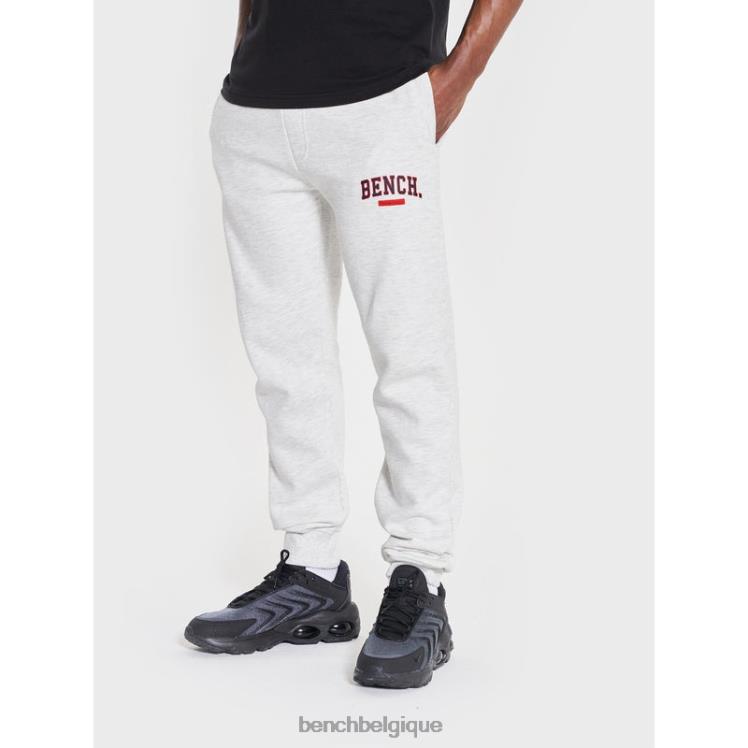 vêtements Bench pantalon de jogging janson écru chiné Hommes 042X258