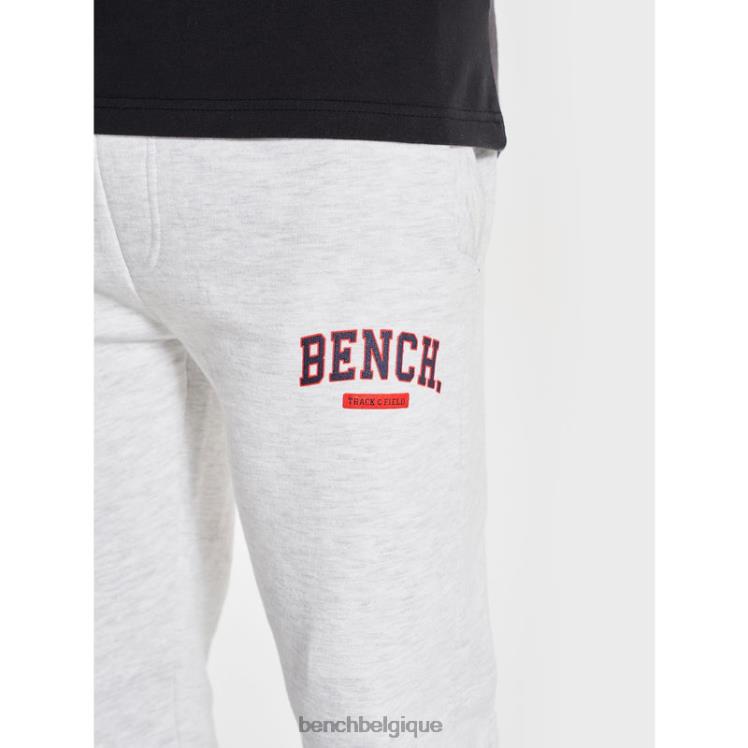 vêtements Bench pantalon de jogging janson écru chiné Hommes 042X258