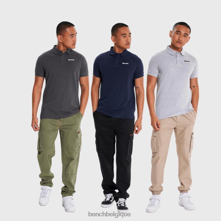 vêtements Bench bode lot de 3 polos assorti Hommes 042X23