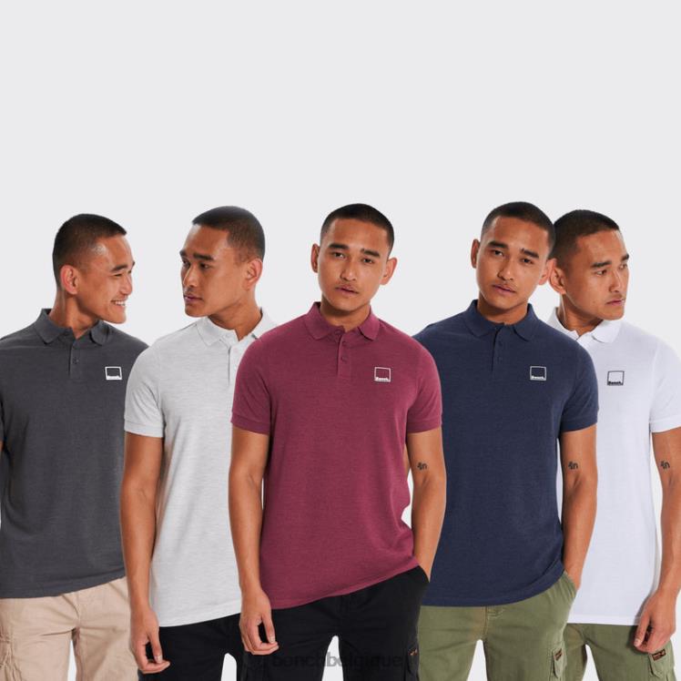 vêtements Bench lot de 5 polos pritchard assorti Hommes 042X24