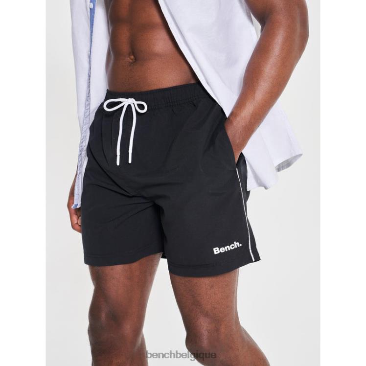 vêtements Bench short de bain bleu azur noir Hommes 042X245