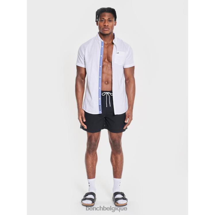 vêtements Bench short de bain bleu azur noir Hommes 042X245