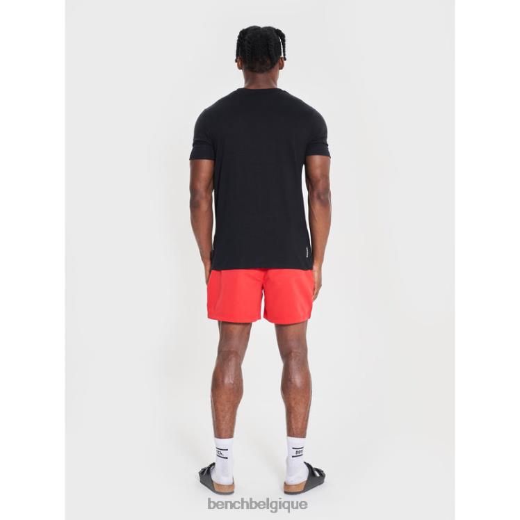 vêtements Bench short de bain bleu azur rouge Hommes 042X246