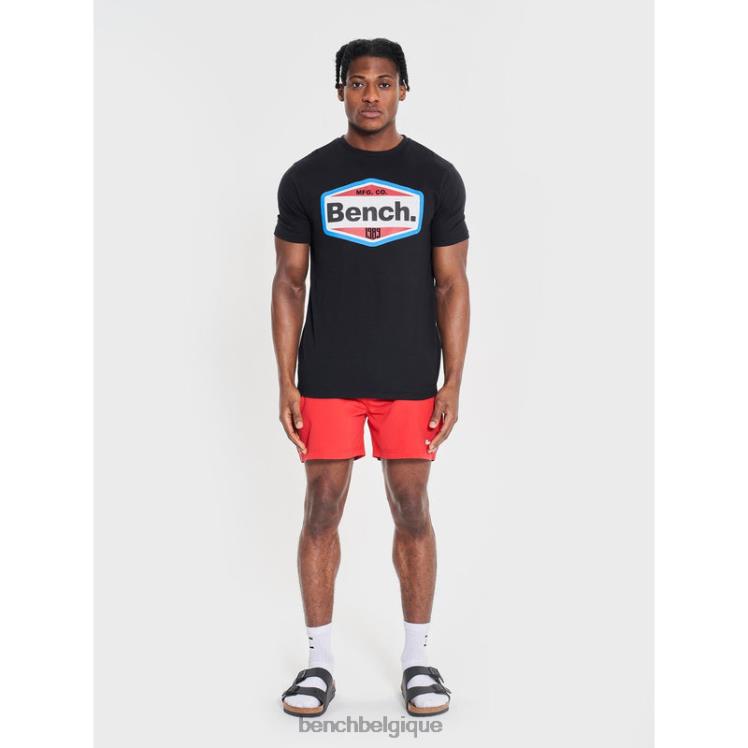 vêtements Bench short de bain bleu azur rouge Hommes 042X246