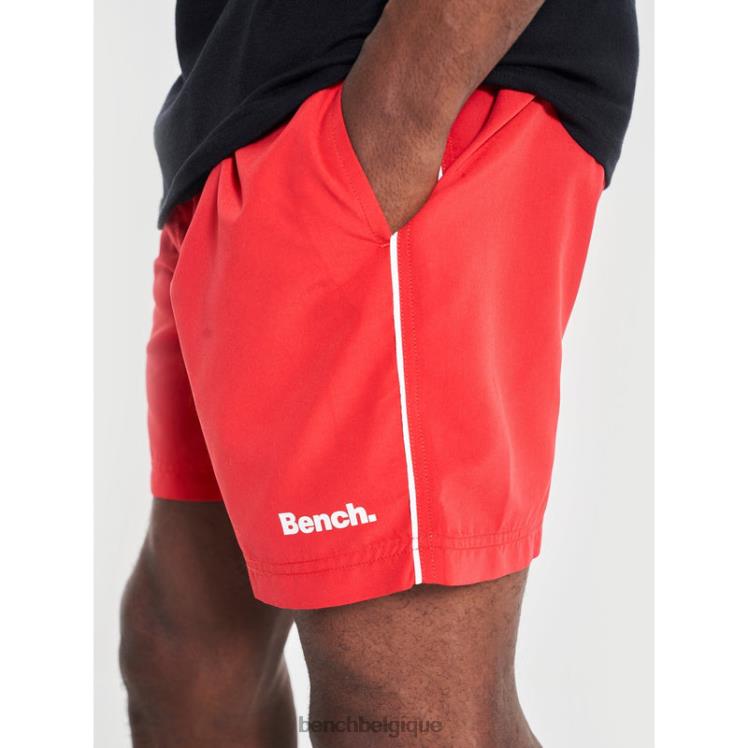 vêtements Bench short de bain bleu azur rouge Hommes 042X246