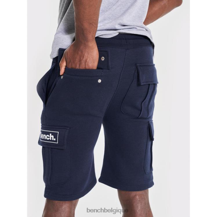 vêtements Bench short en molleton claxton marine Hommes 042X243