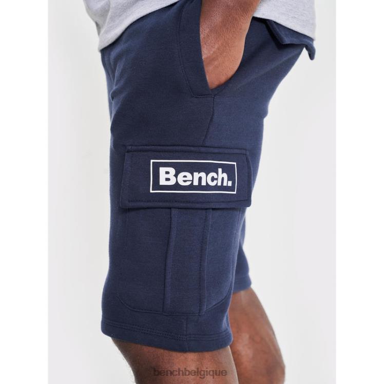 vêtements Bench short en molleton claxton marine Hommes 042X243