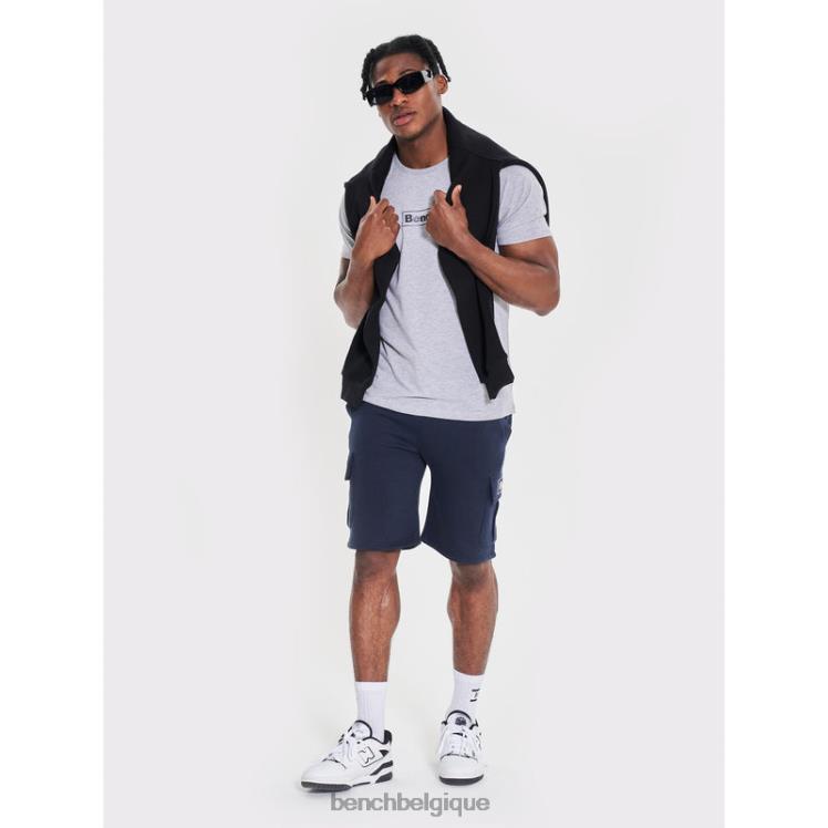 vêtements Bench short en molleton claxton marine Hommes 042X243
