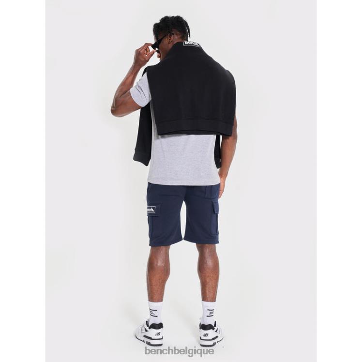 vêtements Bench short en molleton claxton marine Hommes 042X243