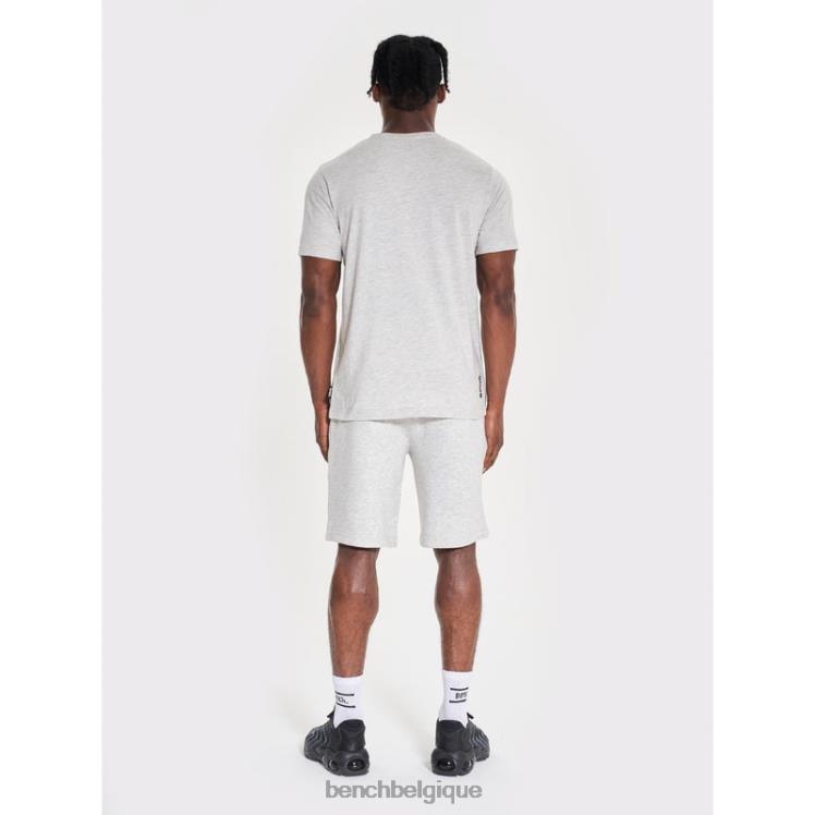 vêtements Bench short polaire raldo écru chiné Hommes 042X250