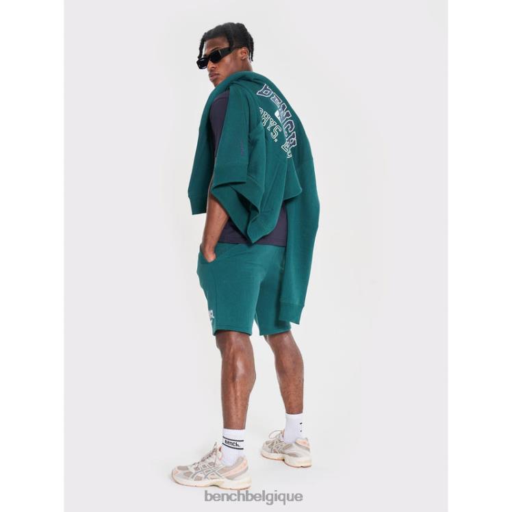 vêtements Bench short polaire raldo vert Hommes 042X249