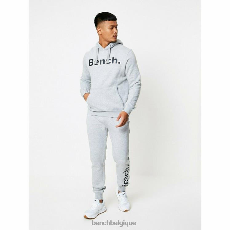 vêtements Bench ensemble de survêtement 3 pièces axel gris chiné Hommes 042X270