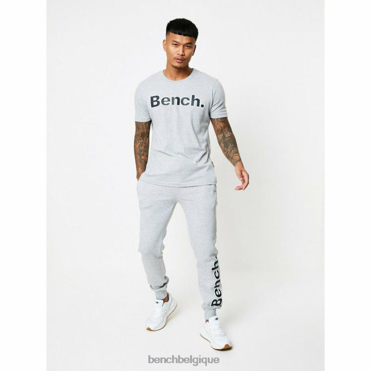 vêtements Bench ensemble de survêtement 3 pièces axel gris chiné Hommes 042X270