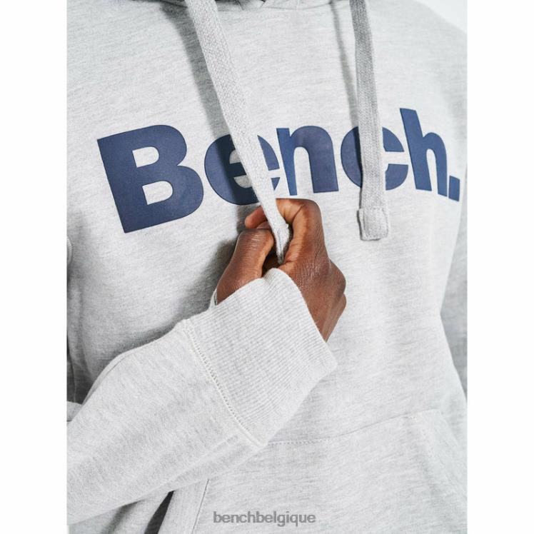 vêtements Bench survêtement polaire maillet 2 pièces gris chiné Hommes 042X267