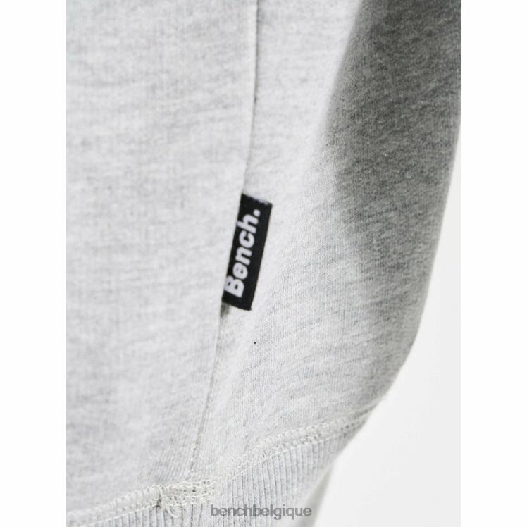 vêtements Bench survêtement polaire maillet 2 pièces gris chiné Hommes 042X267