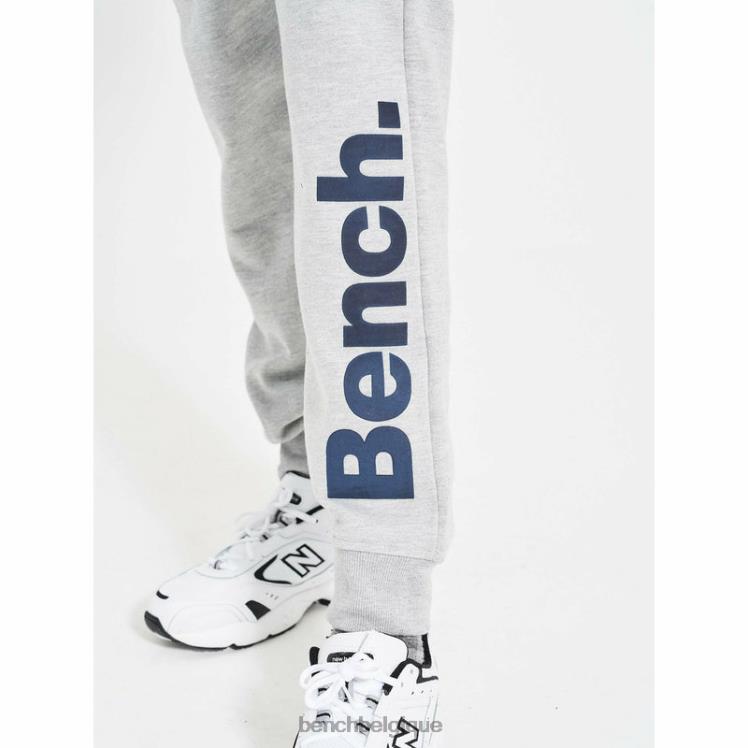 vêtements Bench survêtement polaire maillet 2 pièces gris chiné Hommes 042X267