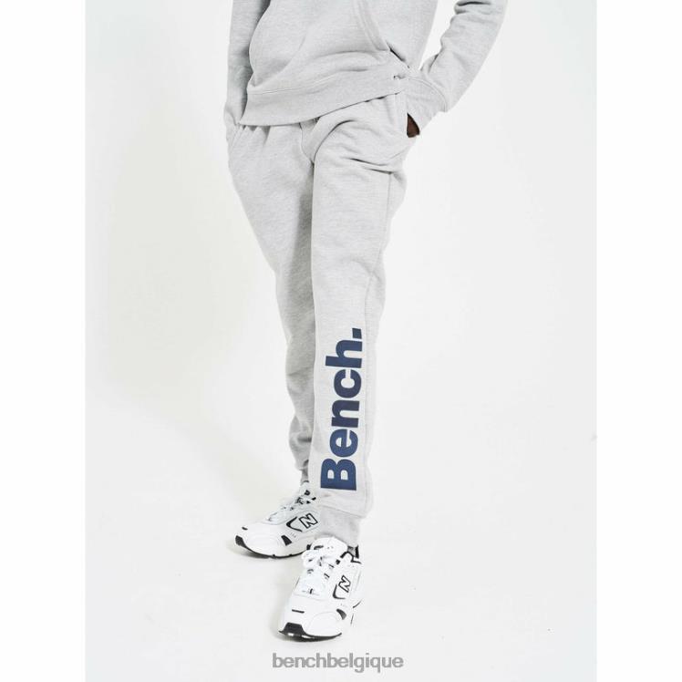 vêtements Bench survêtement polaire maillet 2 pièces gris chiné Hommes 042X267