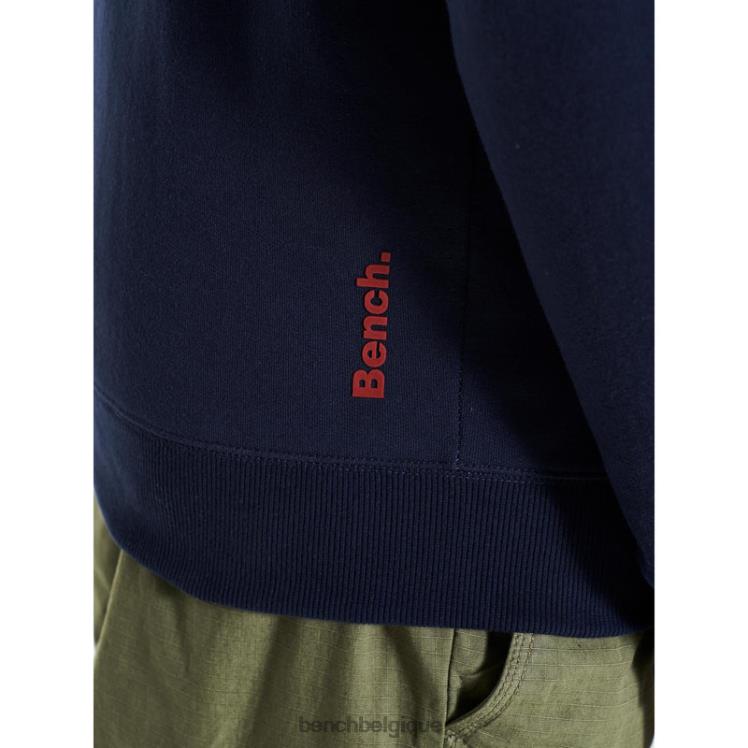 vêtements Bench sweat à capuche marine Hommes 042X237