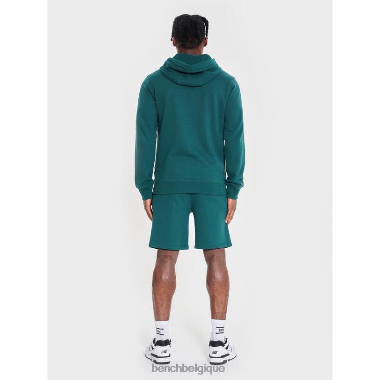 vêtements Bench sweat à capuche vert Hommes 042X235