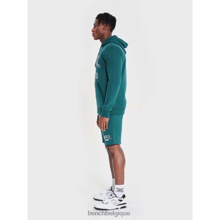 vêtements Bench sweat à capuche vert Hommes 042X235