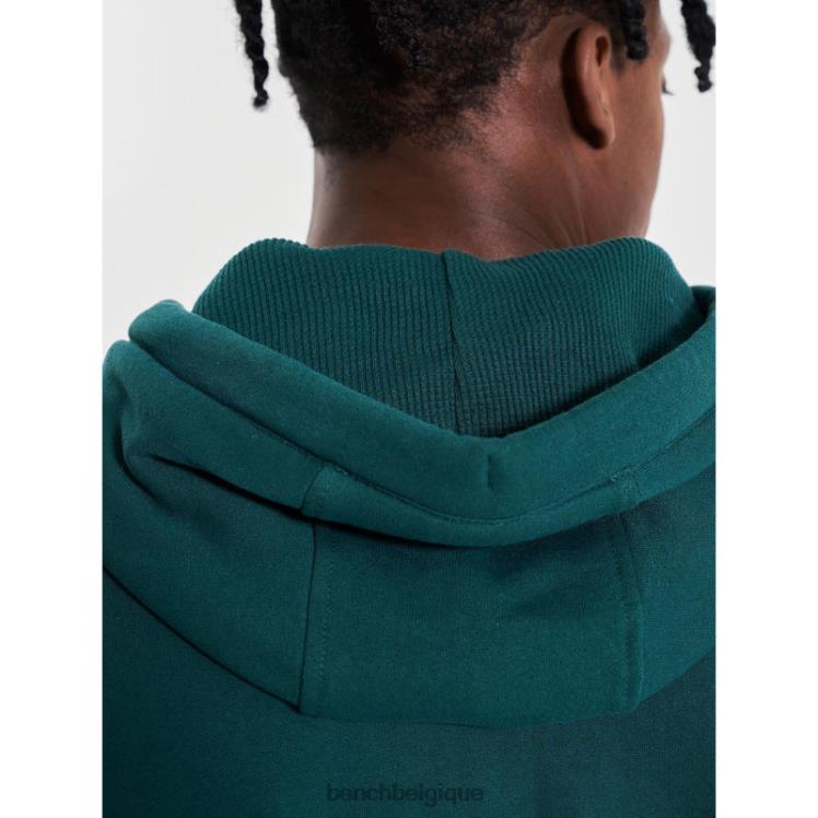 vêtements Bench sweat à capuche vert Hommes 042X235