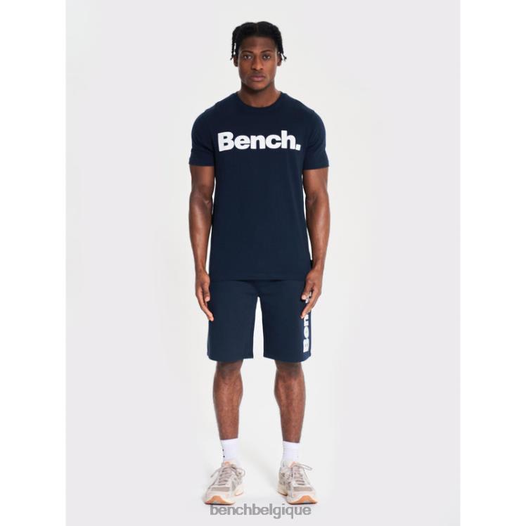 vêtements Bench ensemble short et t-shirt niall marine Hommes 042X266