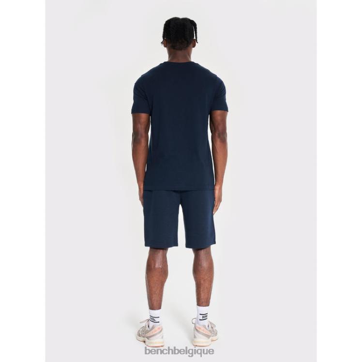vêtements Bench ensemble short et t-shirt niall marine Hommes 042X266