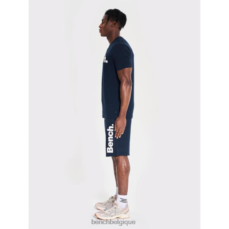 vêtements Bench ensemble short et t-shirt niall marine Hommes 042X266