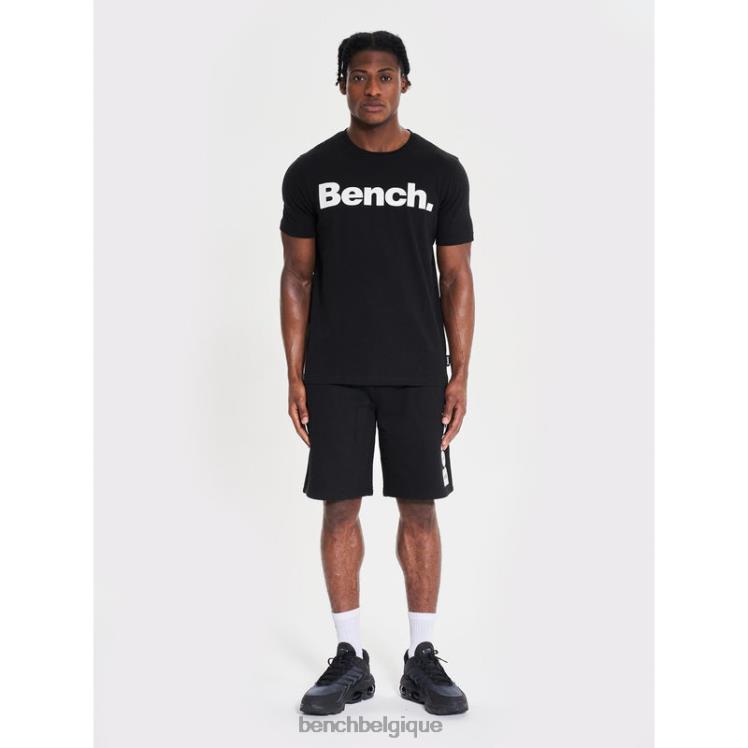 vêtements Bench ensemble short et t-shirt niall noir Hommes 042X265