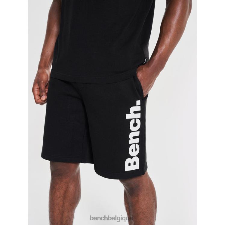 vêtements Bench ensemble short et t-shirt niall noir Hommes 042X265