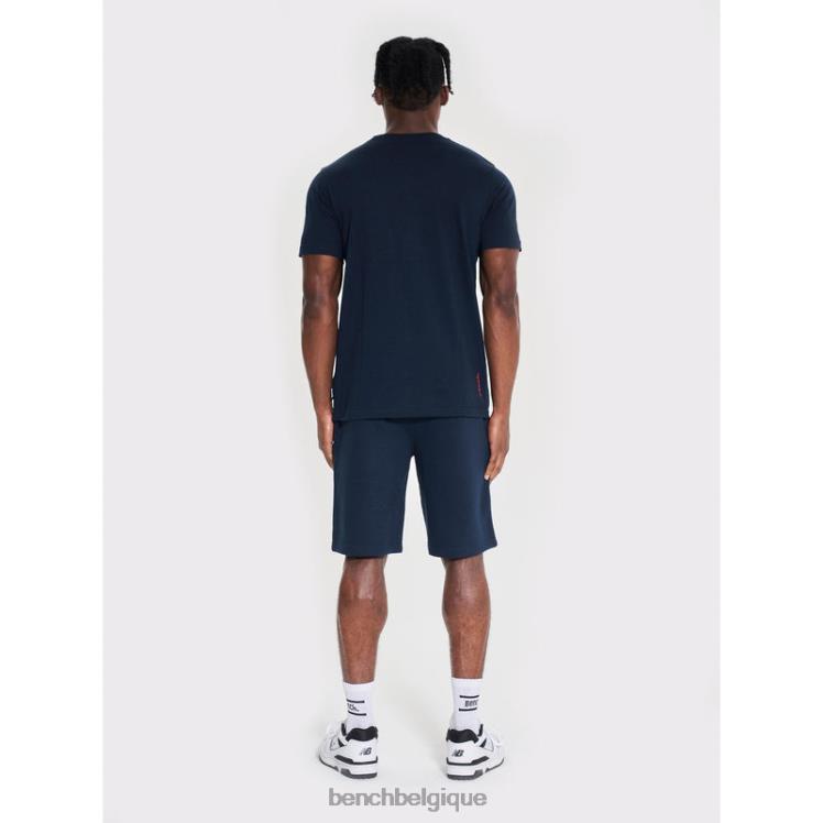 vêtements Bench ensemble short et t-shirt ralhut marine Hommes 042X264