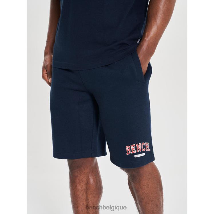 vêtements Bench ensemble short et t-shirt ralhut marine Hommes 042X264