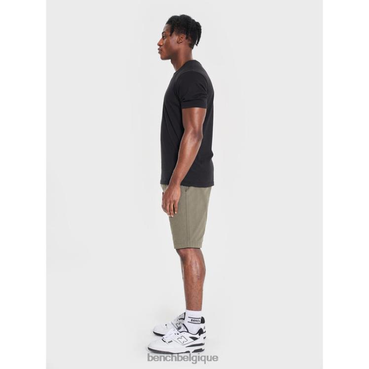 vêtements Bench t-shirt durable angus noir Hommes 042X220