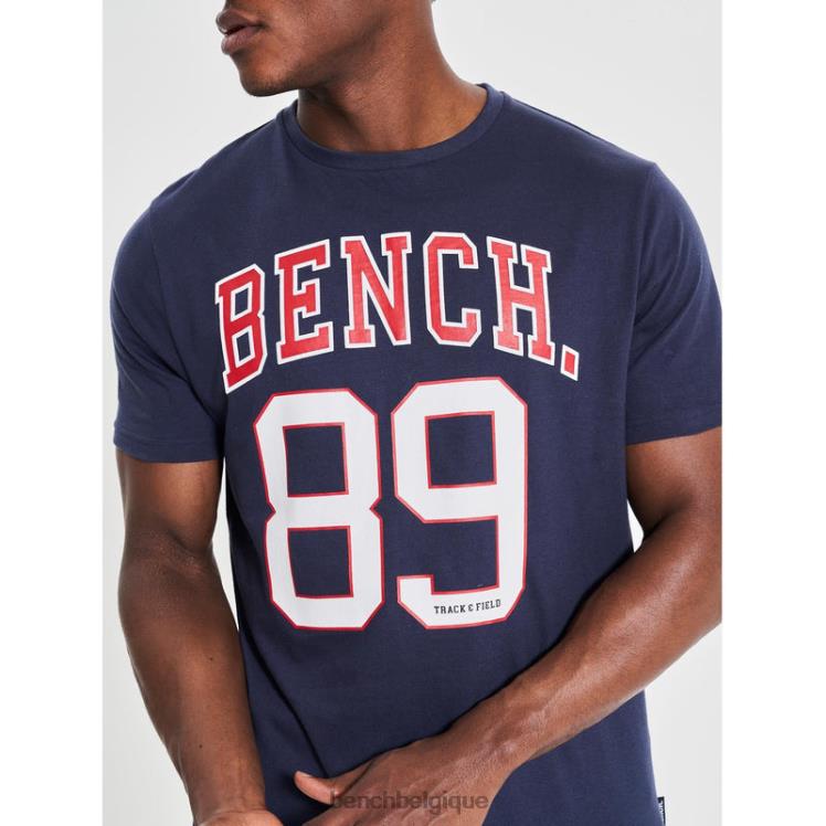 vêtements Bench t-shirt hutter marine Hommes 042X214