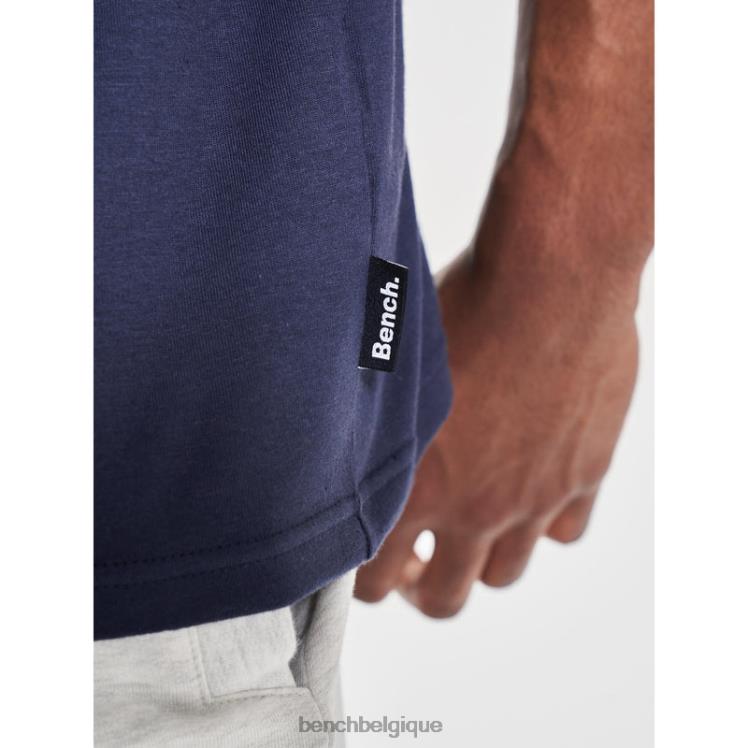 vêtements Bench t-shirt hutter marine Hommes 042X214