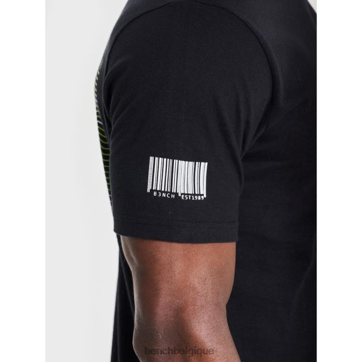 vêtements Bench t-shirt jared noir Hommes 042X217