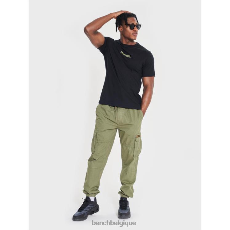vêtements Bench t-shirt jared noir Hommes 042X217