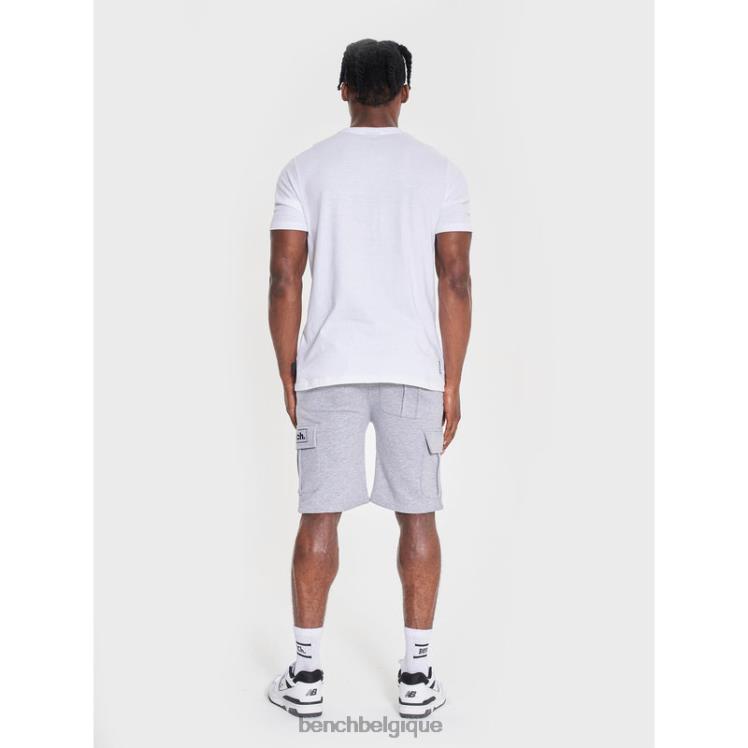 vêtements Bench tee shirt thaniel blanc Hommes 042X29