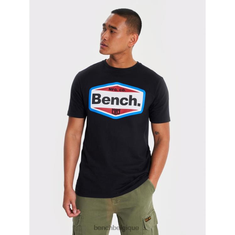 vêtements Bench tee shirt thaniel noir Hommes 042X210